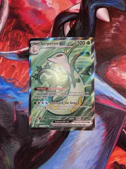 Pokemon Serperior ex 156/086 Black Bolt Ultra Rare Holo Near Mint - Image 1