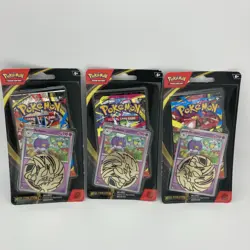 Pokemon TCG Mega Evolution Blister Pack Sealed with Drifblim Card 3 Pack Lot - Image 1