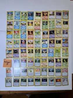 72 Shadowless Pokemon TCG Base Set Card Lot Rare Uncommon Electabuzz Charmander - Image 1