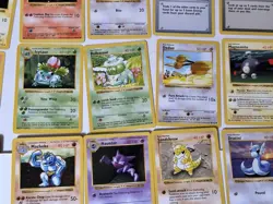 72 Shadowless Pokemon TCG Base Set Card Lot Rare Uncommon Electabuzz Charmander - Image 5
