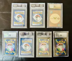 Pokemon Lot of 7 PSA & CGC Slabs: Charizard, M Mewtwo, Vaporeon, Bellibolt - Image 2