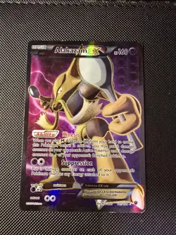 Pokemon Alakazam EX TCG Card 117/124 XY Fates Collide Ultra Rare - Image 1