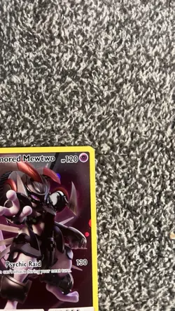 Pokemon TCG Armored Mewtwo Holo Rare Black Star Promo Card SM228 - Image 3