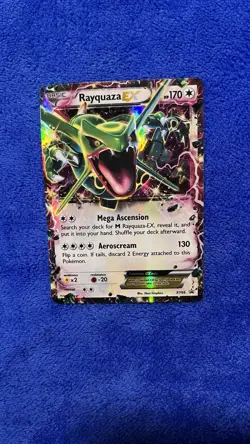 Pokemon TCG Rayquaza EX Holo Rare Black Star Promo Card XY66 - Image 1