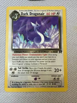 Pokemon TCG Dark Dragonair 33/82 Team Rocket Regular Unlimited Uncommon NM - Image 1