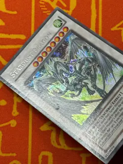YUGIOH STARDUST DRAGON SECRET RARE LIGHT PLAY CT05-EN001 - Image 3