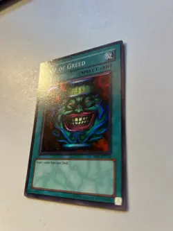 Yugioh Pot Of Greed Super Rare DB1-EN134 LP/NM - Image 3