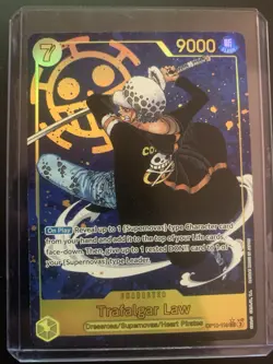 Trafalgar Law OP10-119 Alt SEC Parallel Royal Blood One Piece Card - Image 1