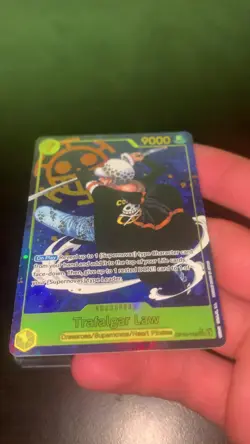 Trafalgar Law OP10-119 Alt SEC Parallel Royal Blood One Piece Card - Image 2