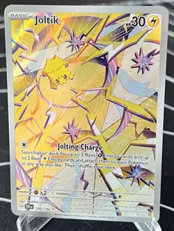 Pokemon TCG Sv07 Joltik Card #150/142 Illustration Rare, Near Mint Condition - Image 1