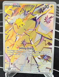 Pokemon TCG Sv07 Joltik Card #150/142 Illustration Rare, Near Mint Condition - Image 2