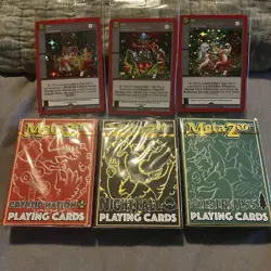Metazoo Kickstarter USPCC WPT Playing Card Decks Wilderness Nightfall Cryptid - Image 1