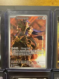 Pokemon Zamazenta Near Mint Card Lot Illustration Rare Galarian Gallery EX V - Image 3