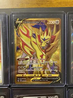 Pokemon Zamazenta Near Mint Card Lot Illustration Rare Galarian Gallery EX V - Image 4