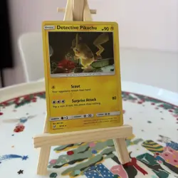 Pokemon Card Detective Pikachu 10/18 Holo Detective Pikachu Near Mint - Image 1