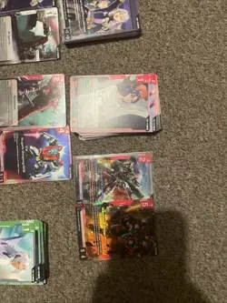Gundam Card Game Foil Rare, LR, Common, Uncommon, Resource 200+ Dual Impact Deck - Image 4