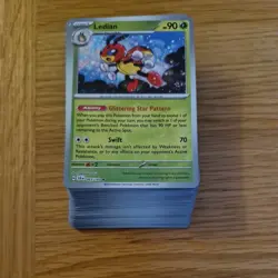 Pokemon TCG - Stellar Crown Reverse Holo Bundle - 59 Cards No Duplicates - Image 1