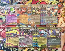 TCG Pokemon English: EX’s, Promo Card Lot 42 Cards Scarlet & Violet & Mega Evo - Image 2
