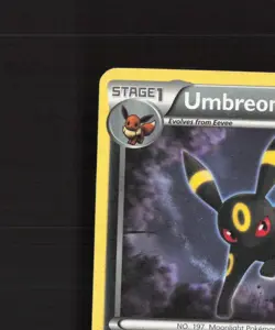Umbreon 61/108 Dark Explorers Uncommon Pokemon Card MP - Image 3