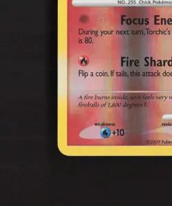 Torchic 99/127 Platinum Reverse Holo Pokemon Card NM - Image 5