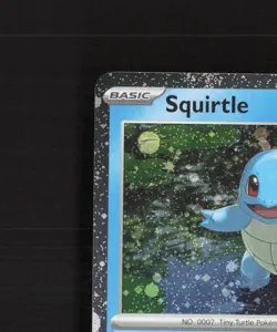 Squirtle SVP048 Scarlet & Violet Black Star Promo Cosmos Holo Pokemon Card NM - Image 3