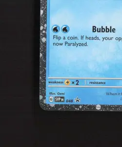 Squirtle SVP048 Scarlet & Violet Black Star Promo Cosmos Holo Pokemon Card NM - Image 5