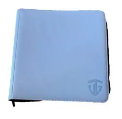 Blue 12 Pockets Trading Card Zipper Binder for 720 Cards| Secure Side Load - Image 1