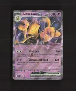 Alakazam ex SVP050 Scarlet & Violet Black Star Promo Holo Pokemon Card NM - Image 1