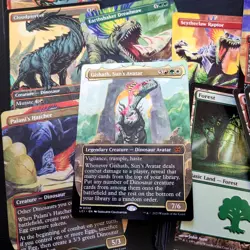 ***Gishath's DINOSAURS*** Tribal Custom Hand Made Commander Deck 100 MTG Cards - Image 1