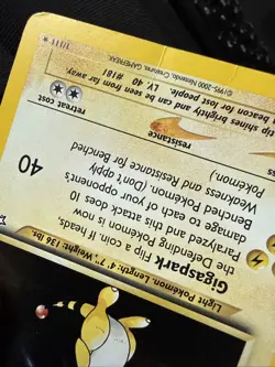 Pokemon TCG Ampharos Neo Genesis Holo Card Rare 1/111 - Image 5
