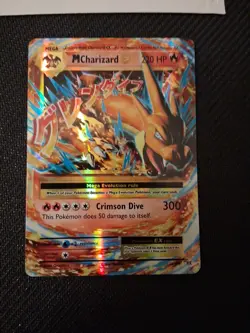 Pokemon M Charizard EX Holo Ultra Rare TCG Card Evolutions 2016 Card 13/108 - Image 2