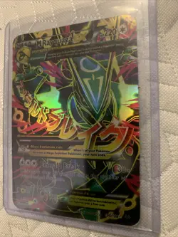 Pokemon TCG Roaring Skies Holo Full Art Ultra Rare Card M Rayquaza EX 105/108 - Image 2