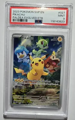 Pikachu Card Bundle, 154/SV-P, 014/071, #027 PSA 9, 007/025 CGC 10 Pokemon RARE - Image 5
