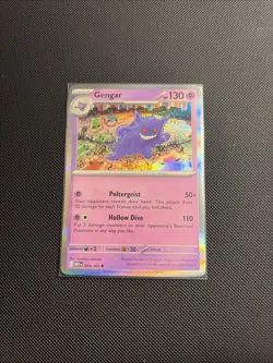 Pokemon TCG Gengar Rare Holo SV Scarlet & Violet 151 Card 094/165 NM Condition - Image 1