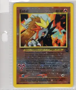 Pokemon TCG Entei Wizards Black Star Promos 34 Holo Promo Promo ACTUAL CARD OPEN - Image 1