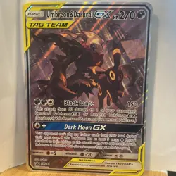 Pokemon TCG Umbreon & Darkrai Jumbo GX SM241 Black Star Promo Near Mint NM Card - Image 1