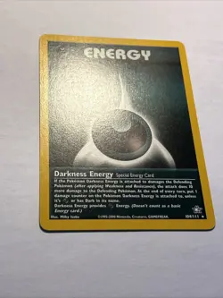 Darkness Energy #104/111 Neo Genesis Rare Card WOTC Vintage 2000 Pokemon TCG NM - Image 3