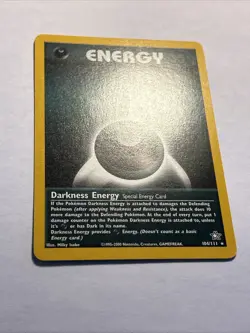Darkness Energy #104/111 Neo Genesis Rare Card WOTC Vintage 2000 Pokemon TCG NM - Image 4