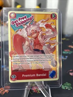 PREMIUM BANDAI CARD GAMES FEST 23-24 ONE PIECE CARD GAME MONKEY.D.LUFFY Rare!! - Image 3
