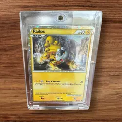 Raikou HGSS19 Black Star Promo Shiny Holo Pokemon Card - Image 1