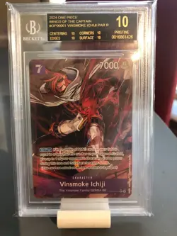 BGS10 Black Label One Piece Card Vinsmoke Ichiji Alt Art OP06-061 - Image 1