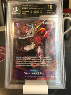 BGS10 Black Label One Piece Card Vinsmoke Ichiji Alt Art OP06-061 - Image 2