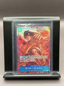 Onepiece Card Monkey D. Luffy SR OP02-062 op02 Paramount War Japanese ALT ART - Image 1