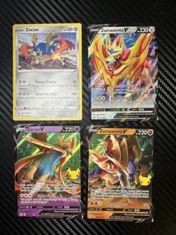4x Zamazenta Card Lot Pokemon TCG Card Collection - Image 1