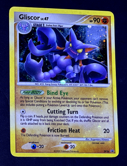 2009 Pokemon GLISCOR Black Star Promo HOLO BLEED Misprint ERROR Card #DP36 SWIRL - Image 2