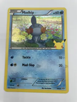 Pokemon Mudkip 19/25 Holo 25th Anniversary McDonalds Promo 2021 Card Near Mint - Image 1