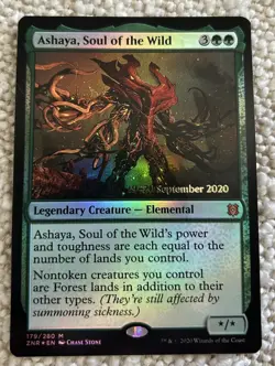 MTG - Ashaya, Soul of the Wild - Prerelease Cards - Foil - Image 1