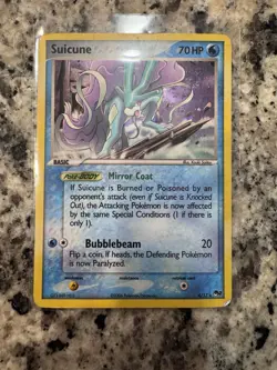 Suicune 4/17 Pop Series 2 Promos Holo Rare Pokemon Card 2006 LP - Image 1