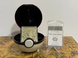 Pokemon 1999 Mewtwo 23K Gold-Plated Trading Card #150 W/Ball + Cert Burger King - Image 2