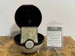 Pokemon 1999 Mewtwo 23K Gold-Plated Trading Card #150 W/Ball + Cert Burger King - Image 3